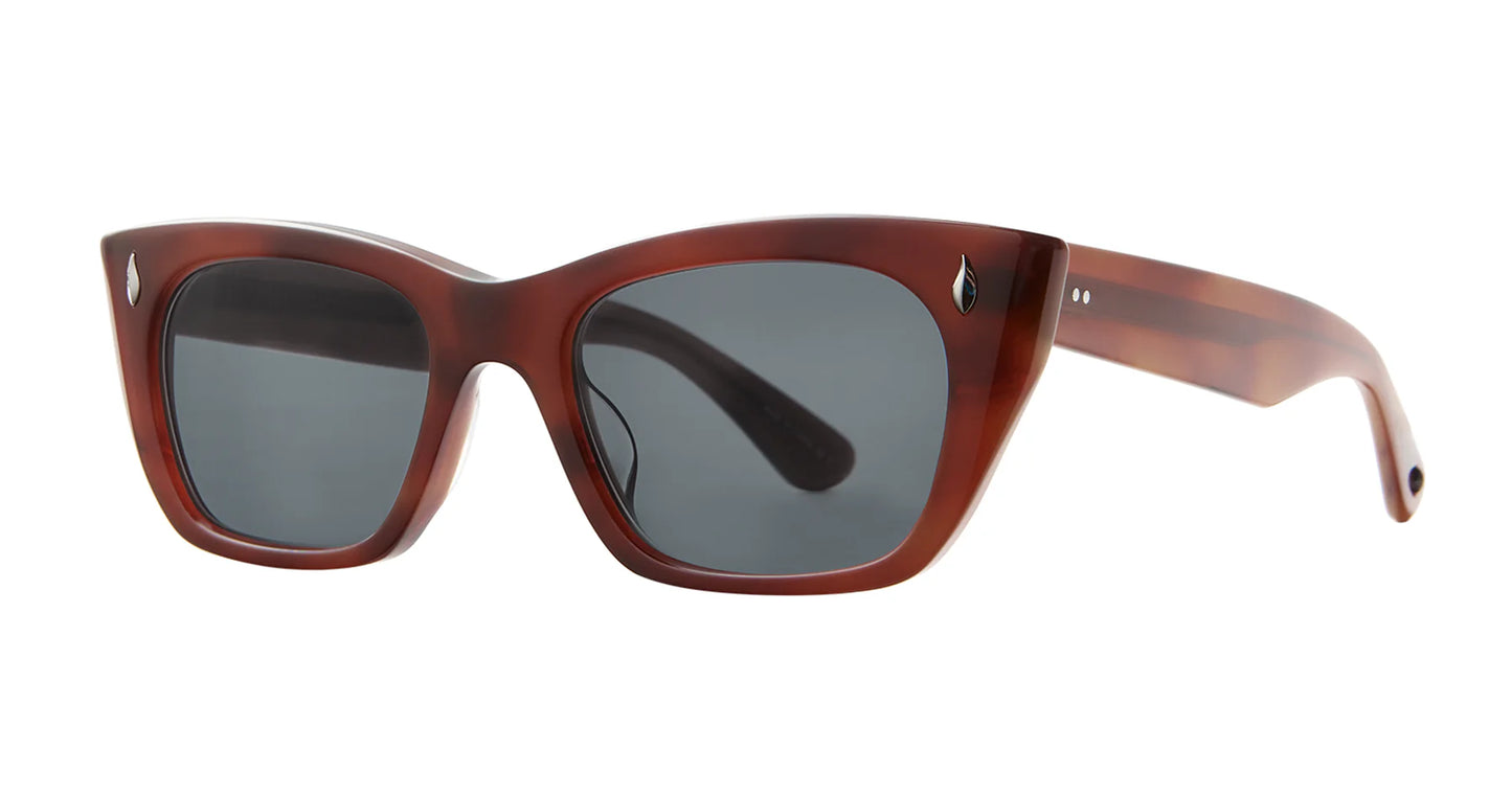 GARRETT LEIGHT - Webster * Vintage Burnt Tortoise Blue Smoke